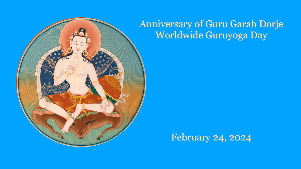 Anniversary of Guru Garab Dorje World Wide Guruyoga Day
