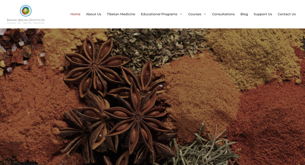 New Website for the School of Tibetan Medicine!