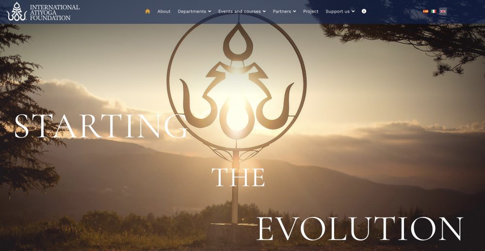 È online il sito ufficiale della Fondazione Ati Yoga!