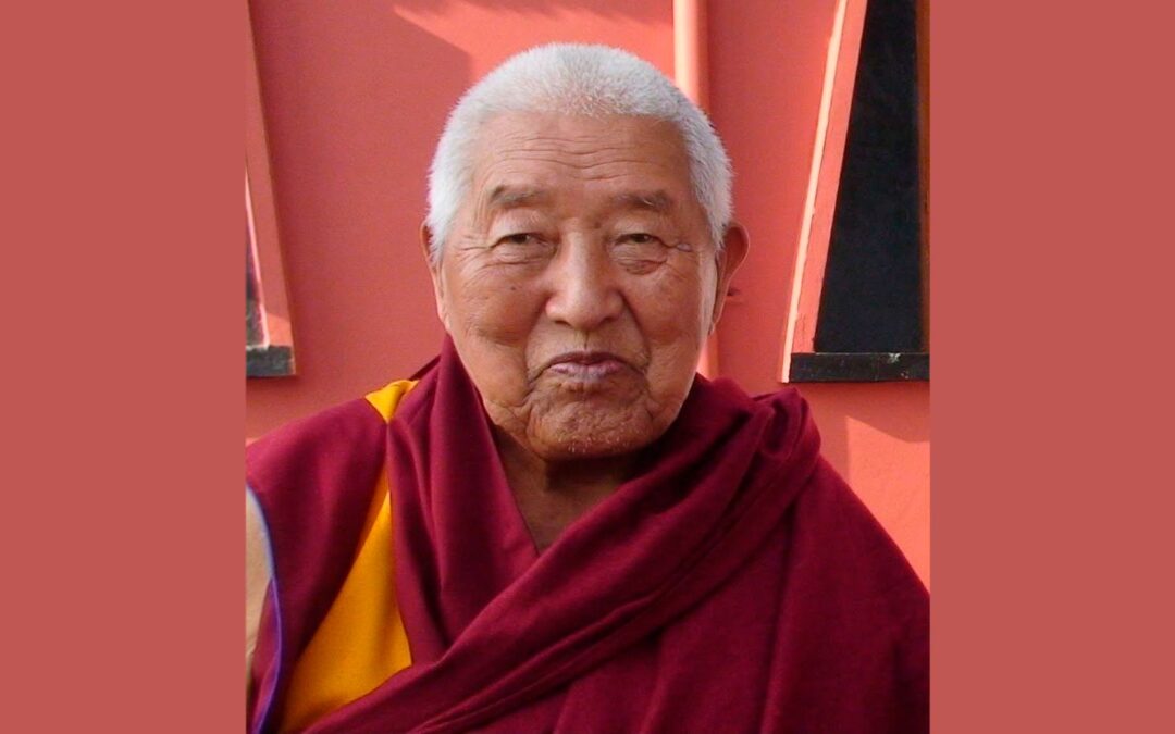 La scomparsa di Lopön Tenzin Namdak Rinpoche