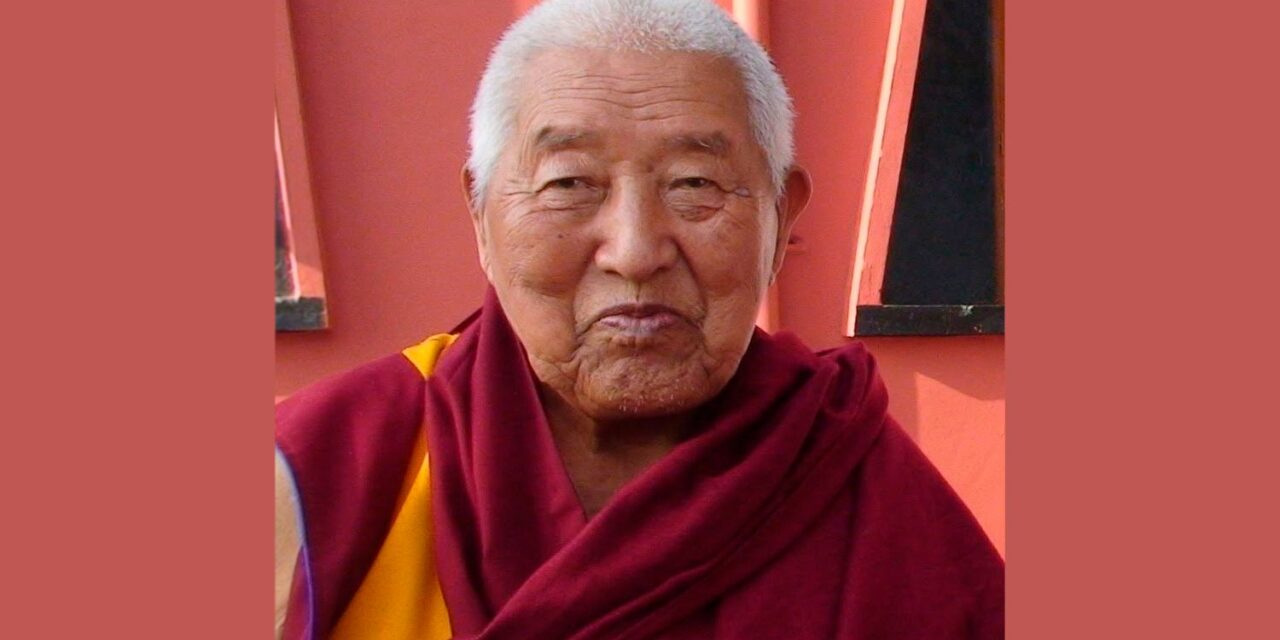 La scomparsa di Lopön Tenzin Namdak Rinpoche