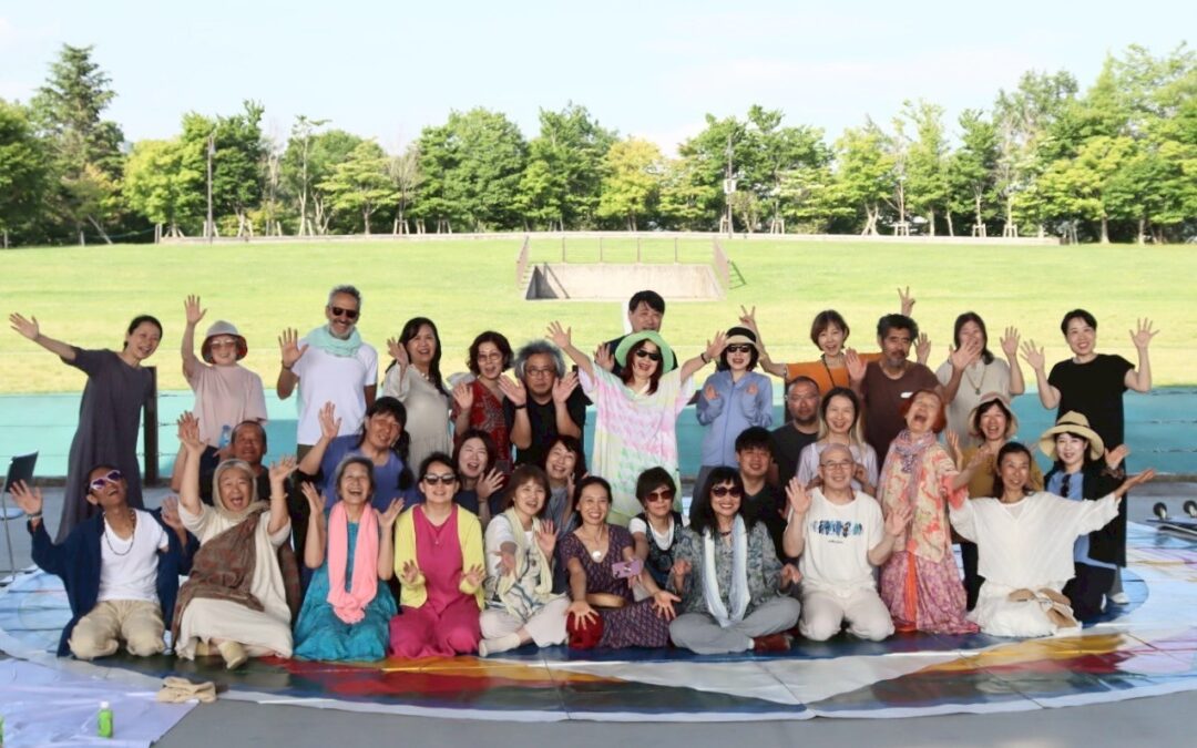 Turning the Wheels of Vajra Dance at Mt Fuji, Japan