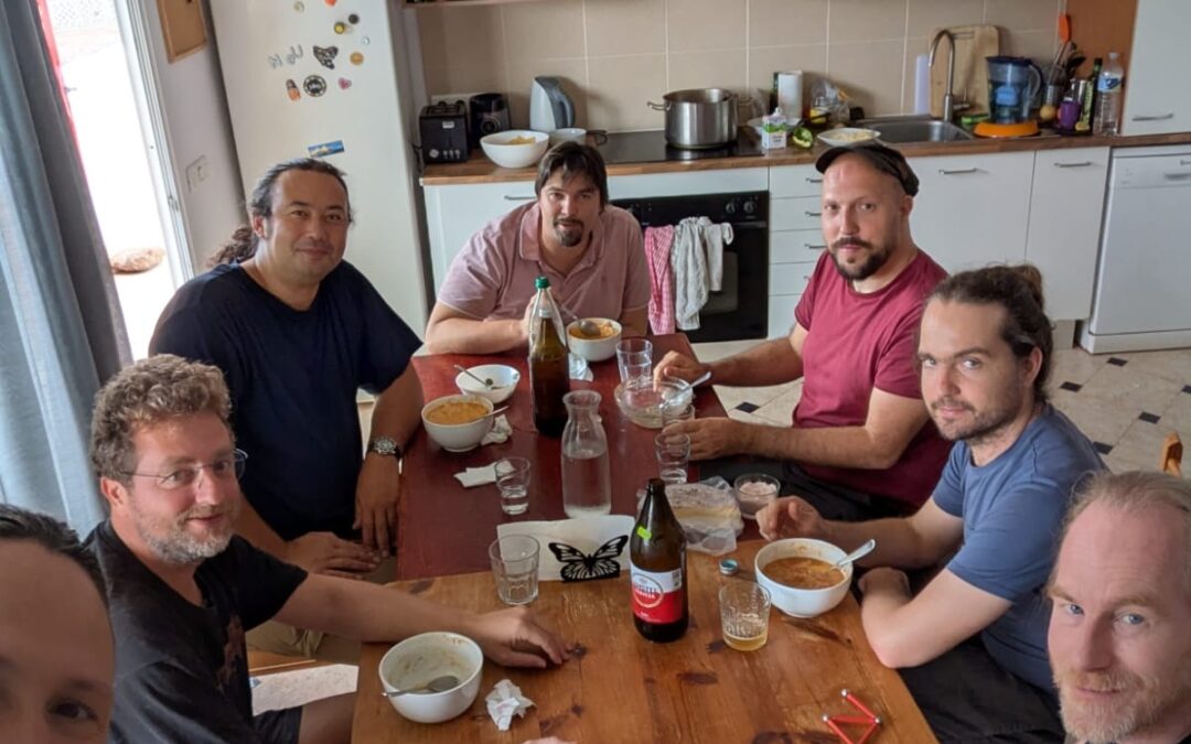 A Week of Collaboration: IT and Sound Teams Unite at Dzamling Gar