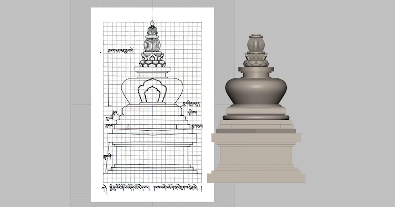 changchub dorje stupa project