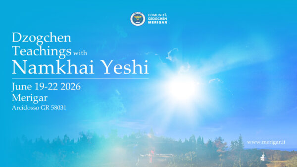 retreat Namkhai Yeshi merigar