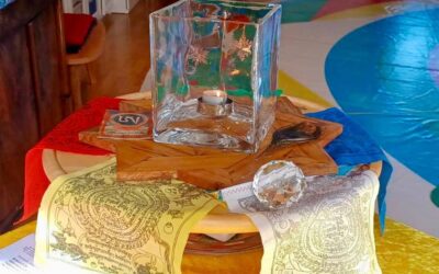 Light Behind Colored Glass