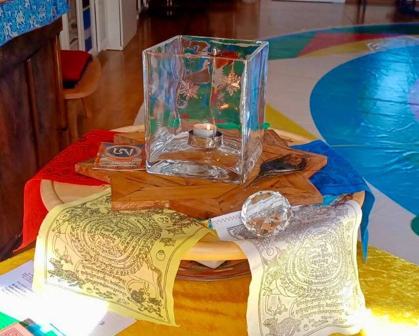 Light Behind Colored Glass