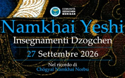 27 settembre 2026 – Insegnamenti di Namkhai Yeshi