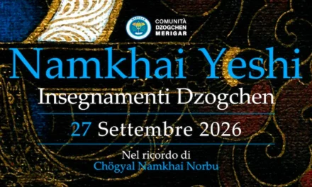 27 settembre 2026 – Insegnamenti di Namkhai Yeshi