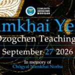 27 September 2026 – Teachings by Namkhai Yeshi