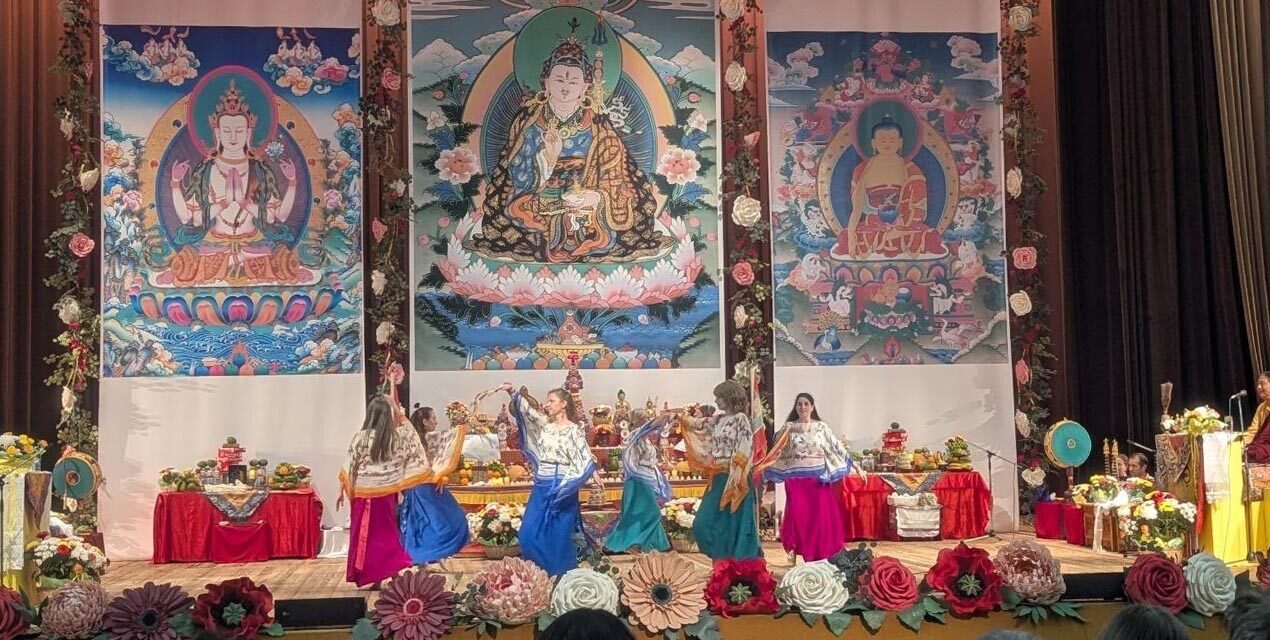 Khaita Joyful Dances at Lotus Monlam in Moscow, Russia