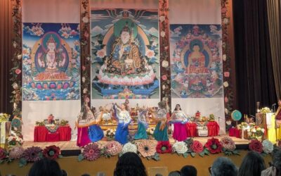 Khaita Joyful Dances at “Lotus of Peace” Monlam in Moscow, Russia